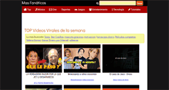 Desktop Screenshot of masfanaticos.com